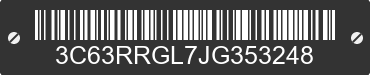 2018 RAM 3500 3C63RRGL7JG353248 VIN decoded