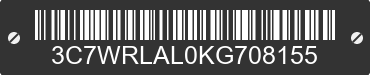 2019 RAM 4500 3C7WRLAL0KG708155 VIN decoded