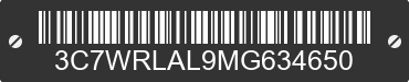 2021 RAM 4500 3C7WRLAL9MG634650 VIN decoded