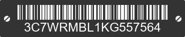 2019 RAM 5500 3C7WRMBL1KG557564 VIN decoded