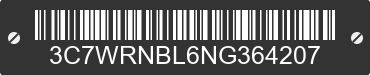2022 RAM 5500 3C7WRNBL6NG364207 VIN decoded