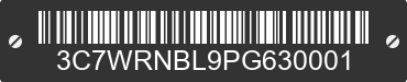 2023 RAM 5500 3C7WRNBL9PG630001 VIN decoded