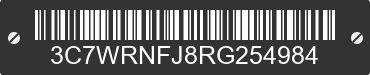 2024 RAM 5500 3C7WRNFJ8RG254984 VIN decoded