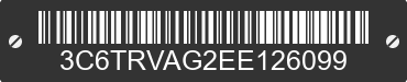 2014 RAM ProMaster 1500 3C6TRVAG2EE126099 VIN decoded