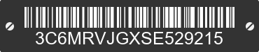 2025 RAM ProMaster 3500 3C6MRVJGXSE529215 VIN decoded