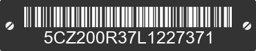 2020 RBD RBD 5CZ200R37L1227371 VIN decoded