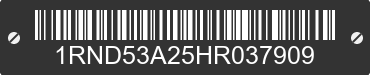 2017 REITNOUER INC Reitnouer Inc Trailers 1RND53A25HR037909 VIN decoded