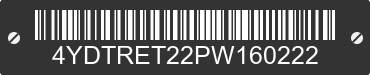 2023 RESIDENCE Residence 4YDTRET22PW160222 VIN decoded