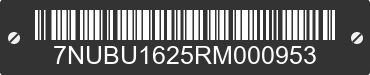 2024 RRR (TRIPLE R) RRR 7NUBU1625RM000953 VIN decoded