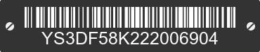 2002 SAAB 9-3 YS3DF58K222006904 VIN decoded