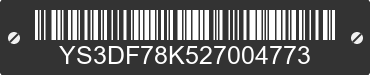2002 SAAB 9-3 YS3DF78K527004773 VIN decoded