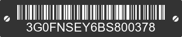 2011 SAAB 9-4x 3G0FNSEY6BS800378 VIN decoded
