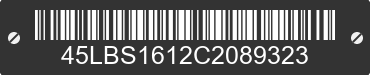 2012 SEALION METAL FABRICATORS SEALION METAL FABRICATORS 45LBS1612C2089323 VIN decoded