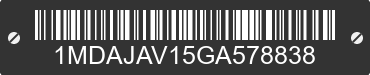 2016 SHORELAND'R ShoreLand'r 1MDAJAV15GA578838 VIN decoded