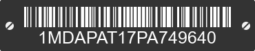 2023 SHORELAND'R ShoreLand'r 1MDAPAT17PA749640 VIN decoded