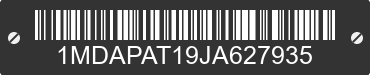2018 SHORELAND'R ShoreLand'r 1MDAPAT19JA627935 VIN decoded