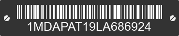 2020 SHORELAND'R ShoreLand'r 1MDAPAT19LA686924 VIN decoded