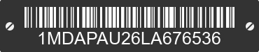 2020 SHORELAND'R ShoreLand'r 1MDAPAU26LA676536 VIN decoded