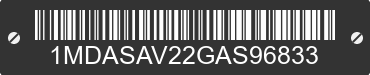 2016 SHORELAND'R ShoreLand'r 1MDASAV22GAS96833 VIN decoded
