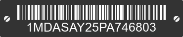 2023 SHORELAND'R ShoreLand'r 1MDASAY25PA746803 VIN decoded