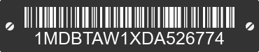 2013 SHORELAND'R ShoreLand'r 1MDBTAW1XDA526774 VIN decoded