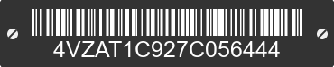 2007 SPARTAN MOTORS CHASSIS K2 4VZAT1C927C056444 VIN decoded