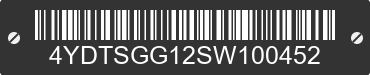2025 SPRINGDALE Springdale 4YDTSGG12SW100452 VIN decoded