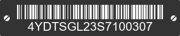 2025 SPRINGDALE Springdale 4YDTSGL23S7100307 VIN decoded