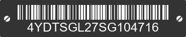 2025 SPRINGDALE Springdale 4YDTSGL27SG104716 VIN decoded