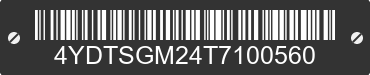 2026 SPRINGDALE Springdale 4YDTSGM24T7100560 VIN decoded