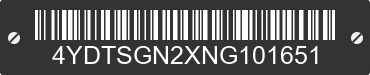 2022 SPRINGDALE Springdale 4YDTSGN2XNG101651 VIN decoded