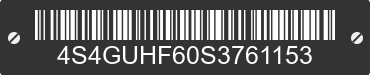 2025 SUBARU Crosstrek 4S4GUHF60S3761153 VIN decoded