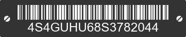 2025 SUBARU Crosstrek 4S4GUHU68S3782044 VIN decoded
