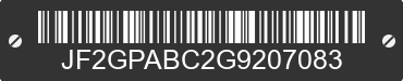 2016 SUBARU Crosstrek JF2GPABC2G9207083 VIN decoded