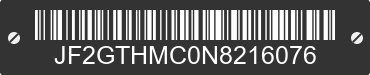 2022 SUBARU Crosstrek JF2GTHMC0N8216076 VIN decoded