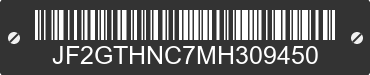 2021 SUBARU Crosstrek JF2GTHNC7MH309450 VIN decoded
