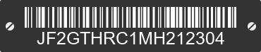 2021 SUBARU Crosstrek JF2GTHRC1MH212304 VIN decoded