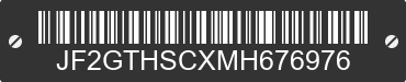 2021 SUBARU Crosstrek JF2GTHSCXMH676976 VIN decoded