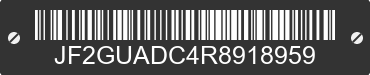 2024 SUBARU Crosstrek JF2GUADC4R8918959 VIN decoded