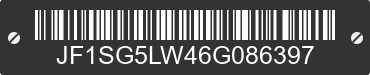 2006 SUBARU Forester JF1SG5LW46G086397 VIN decoded
