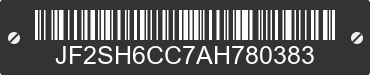 2010 SUBARU Forester JF2SH6CC7AH780383 VIN decoded