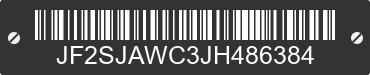 2018 SUBARU Forester JF2SJAWC3JH486384 VIN decoded