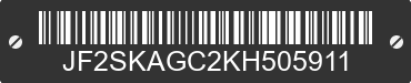 2019 SUBARU Forester JF2SKAGC2KH505911 VIN decoded