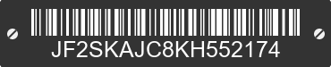 2019 SUBARU Forester JF2SKAJC8KH552174 VIN decoded