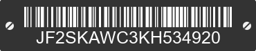 2019 SUBARU Forester JF2SKAWC3KH534920 VIN decoded