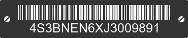 2018 SUBARU Legacy 4S3BNEN6XJ3009891 VIN decoded