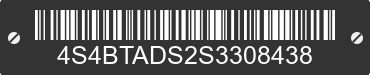 2025 SUBARU Outback 4S4BTADS2S3308438 VIN decoded