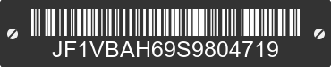 2025 SUBARU WRX JF1VBAH69S9804719 VIN decoded
