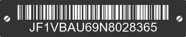 2022 SUBARU WRX JF1VBAU69N8028365 VIN decoded