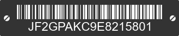 2014 SUBARU XV CrossTrek JF2GPAKC9E8215801 VIN decoded